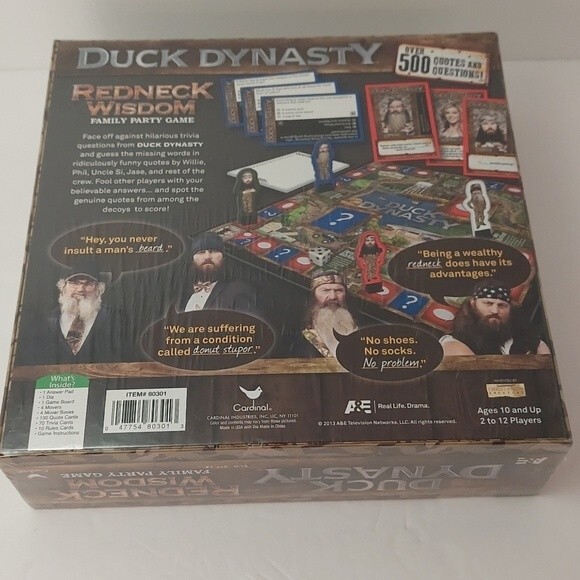 NEW Duck Dynasty Family Party Game Sealed 500 Quotes & Questions Trivia Game - Picture 3 of 8